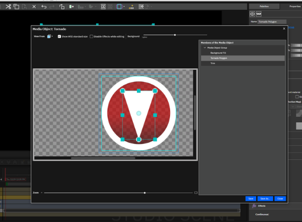 Making Media Object Icons on the Max Graphics Computer