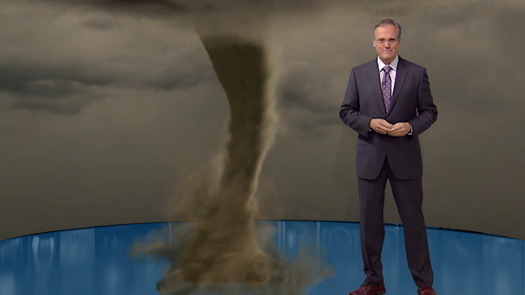 Example of Max Reality content created using software developed by The Weather Company.