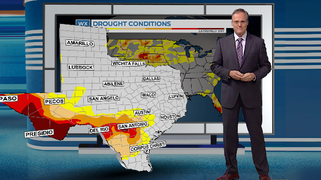 Example of Augmented Reality weather content created using Max Reality software from The Weather Company.
